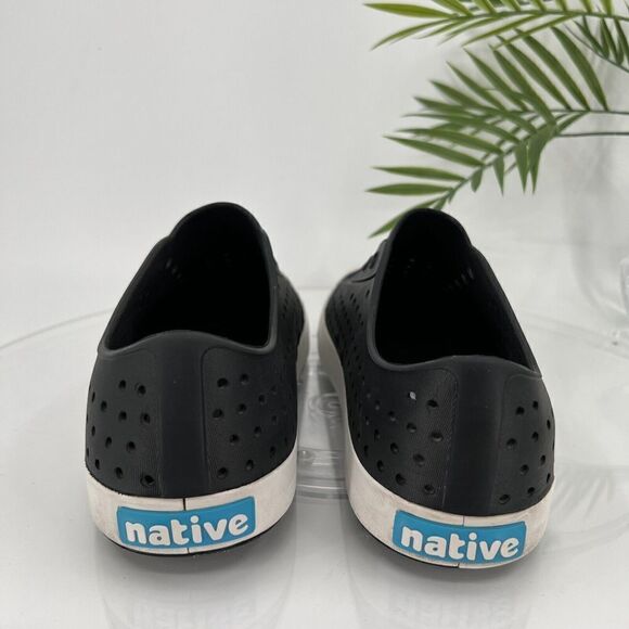 Native Jefferson Slip On Clog Sneaker Size 11 Perforated Rubber Gray Water Shoe - Picture 5 of 10